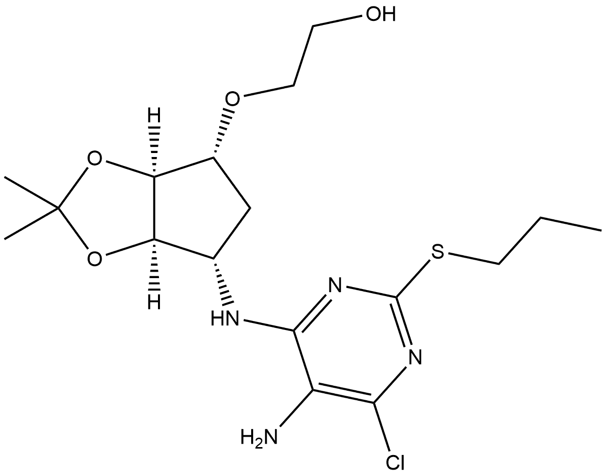 Ticagrelor Impurity 34 Structure