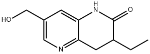 1,5-Naphthyridin-2(1H)-one, 3-ethyl-3,4-dihydro-7-(hydroxymethyl)- Struktur