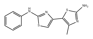 [4,5'-Bithiazole]-2,2'-diamine, 4'-methyl-N2-phenyl-|4-甲基-N2-苯基-[4,5-联噻唑]-2,2-二胺