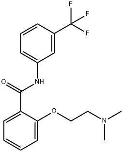 Benzamide, 2-[2-(dimethylamino)ethoxy]-N-[3-(trifluoromethyl)phenyl]-|化合物 Benzamide, 2-(2-(dimethylamino)ethoxy)-N-(3-(trifluoromethyl)phenyl)-