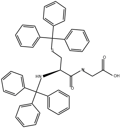 Glycine, N-[N,S-bis(triphenylmethyl)-L-cysteinyl]- (9CI)