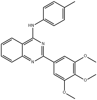 4-Quinazolinamine, N-(4-methylphenyl)-2-(3,4,5-trimethoxyphenyl)-|化合物 S101
