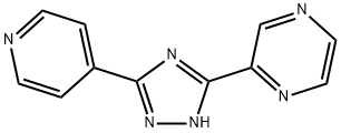 Pyrazine, 2-[3-(4-pyridinyl)-1H-1,2,4-triazol-5-yl]- Structure