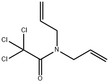 N,N-二烯丙基-2,2,2-三氯乙酰胺 结构式