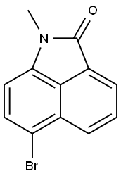 Benz[cd]indol-2(1H)-one, 6-bromo-1-methyl- Struktur
