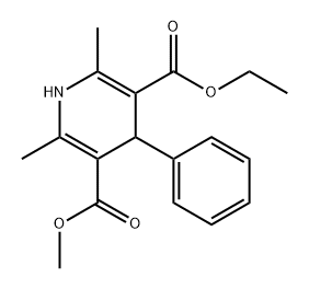 3,5-Pyridinedicarboxylic acid, 1,4-dihydro-2,6-dimethyl-4-phenyl-, 3-ethyl 5-methyl ester|尼群地平杂质17