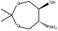 1,3-Dioxepan-5-ol, 6-amino-2,2-dimethyl-, (5S,6R)- Structure