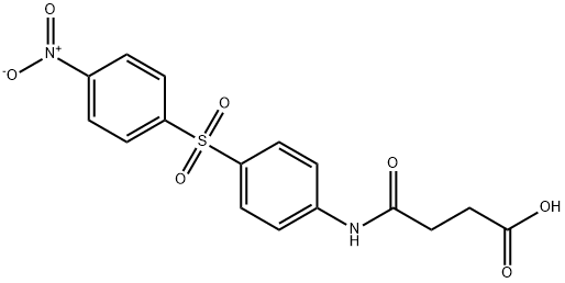 Butanoic acid, 4-[[4-[(4-nitrophenyl)sulfonyl]phenyl]amino]-4-oxo-