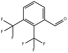 Benzaldehyde, 2,3-bis(trifluoromethyl)- Structure
