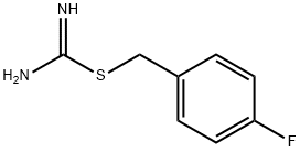 Carbamimidothioic acid, (4-fluorophenyl)methyl ester Struktur