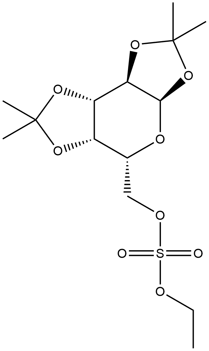 α-D-Galactopyranose, 1,2:3,4-bis-O-(1-methylethylidene)-, ethyl sulfate|托吡酯杂质12