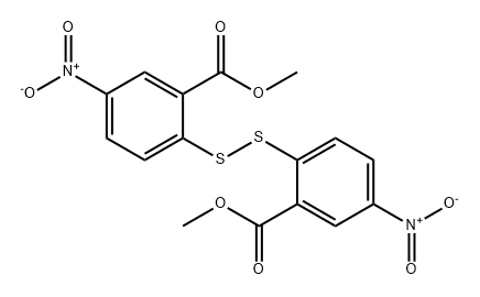 Benzoic acid, 2,2'-dithiobis[5-nitro-, dimethyl ester (9CI)