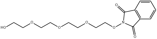 1H-Isoindole-1,3(2H)-dione, 2-[2-[2-[2-(2-hydroxyethoxy)ethoxy]ethoxy]ethoxy]- Struktur