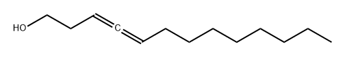 3,4-Tridecadien-1-ol Struktur