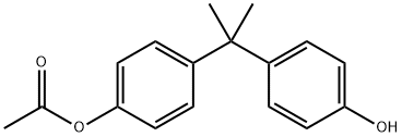 Phenol, 4-[1-[4-(acetyloxy)phenyl]-1-methylethyl]- (9CI) 结构式