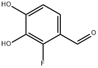 2-氟-3,4-二羟基苯甲醛 结构式