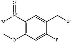 2-Fluoro-4-methoxy-5-nitrobenzyl bromide Structure