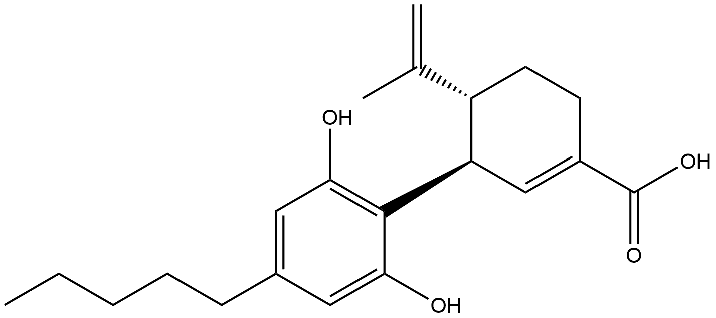 (-)-7-Carboxycannabidiol Structure