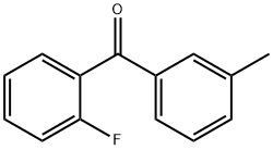 Methanone, (2-fluorophenyl)(3-methylphenyl)- Structure