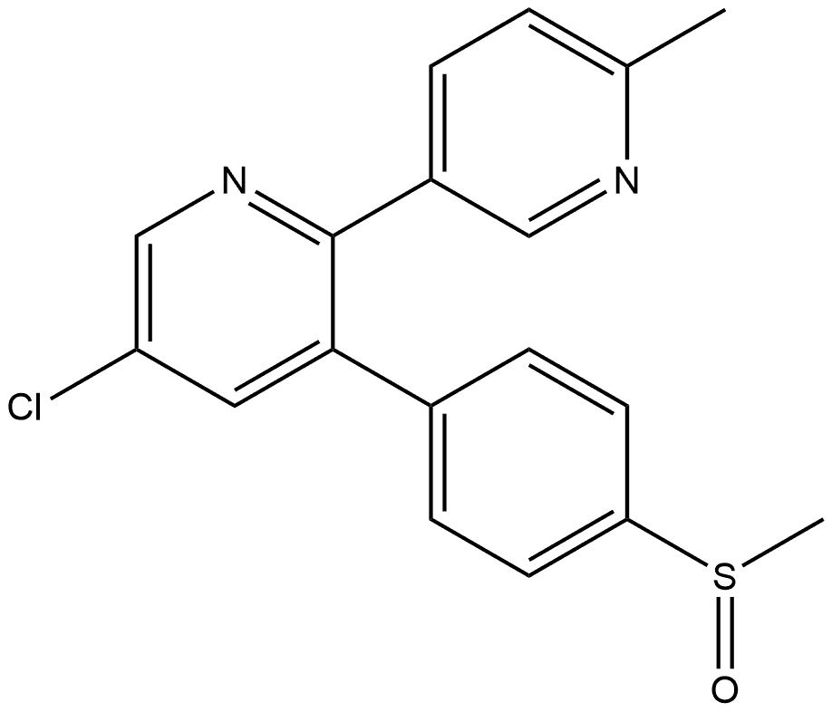2,3'-Bipyridine, 5-chloro-6'-methyl-3-[4-(methylsulfinyl)phenyl]-, (-)-|依托考昔杂质27