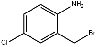 Benzenamine, 2-(bromomethyl)-4-chloro- Structure