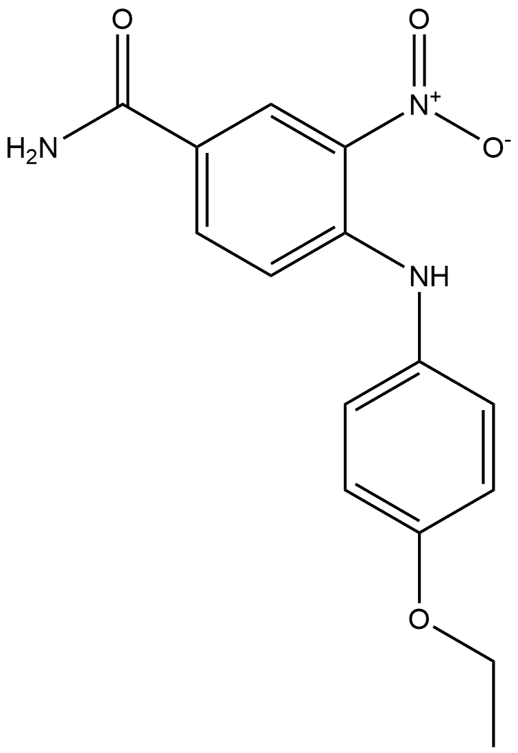 4-[(4-Ethoxyphenyl)amino]-3-nitrobenzamide Struktur
