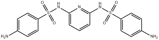 Pyridine, 2,6-disulfanilamido- Structure