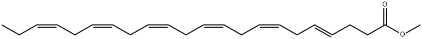 Methyl 4(E),7(Z),10(Z),13(Z),16(Z),19(Z)-Docosahexaenoate Structure