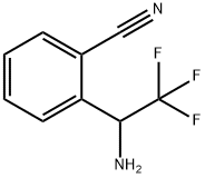 Benzonitrile, 2-(1-amino-2,2,2-trifluoroethyl)- Structure