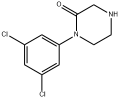1-(3,5-Dichlorophenyl)-2-piperazinone Structure