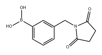 Boronic acid, B-[3-[(2,5-dioxo-1-pyrrolidinyl)methyl]phenyl]- Struktur
