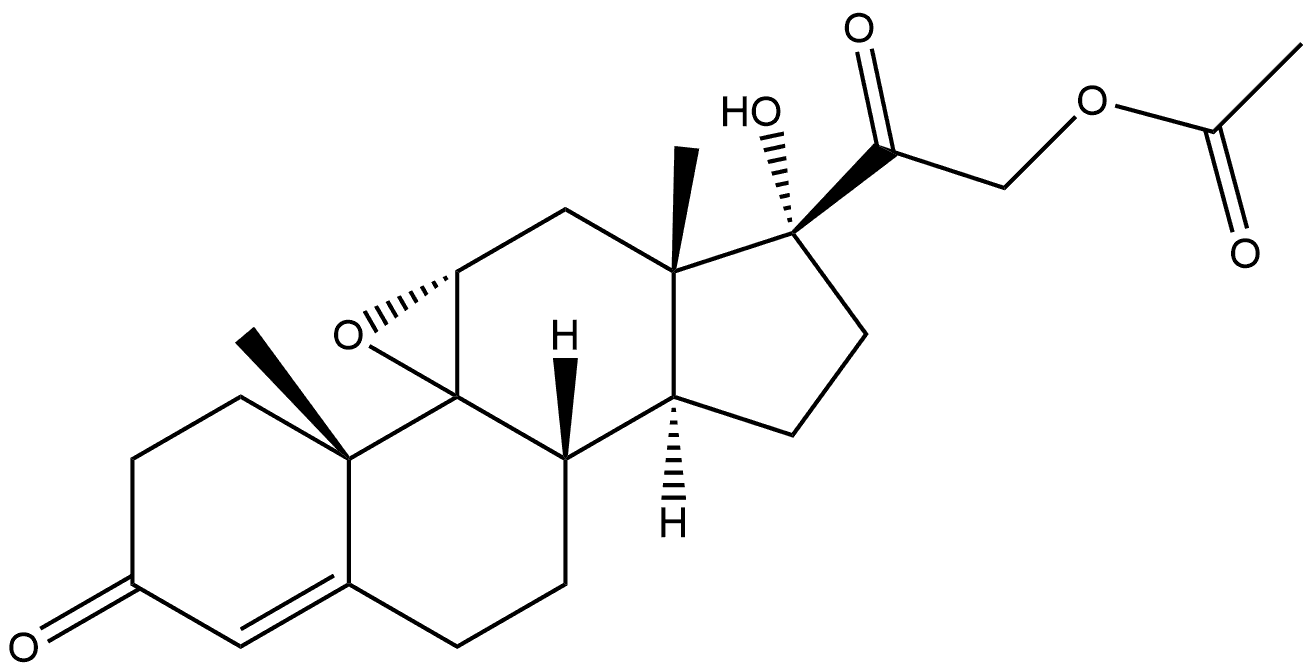 醋酸氟氢可的松杂质1, 96843-90-2, 结构式
