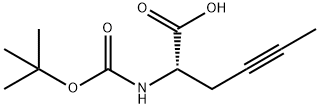 4-Hexynoic acid, 2-[[(1,1-dimethylethoxy)carbonyl]amino]-, (2S)-|(S)-2-((叔丁氧羰基)氨基)己-4-炔酸