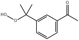 Ethanone, 1-[3-(1-hydroperoxy-1-methylethyl)phenyl]- Struktur