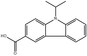 9-异丙基-9h-咔唑-3-羧酸 结构式