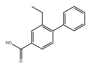 2-Ethyl-[1,1'-biphenyl]-4-carboxylic acid Structure