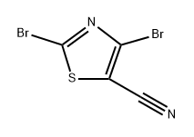 2,4-dibromothiazole-5-carbonitrile Structure