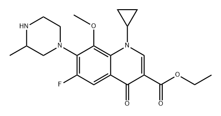 Gatifloxacin Ethyl esterQ: What is 
Gatifloxacin Ethyl ester Q: What is the CAS Number of 
Gatifloxacin Ethyl ester Q: What is the storage condition of 
Gatifloxacin Ethyl ester Structure