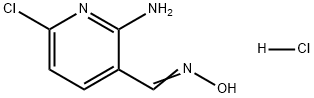 3-Pyridinecarboxaldehyde, 2-amino-6-chloro-, oxime, hydrochloride (1:1)