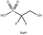 1,1-difluoro-2-hydroxy-ethanesulfonic acid sodium salt Struktur
