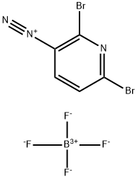 3-Pyridinediazonium, 2,6-dibromo-, tetrafluoroborate(1-) (1:1)