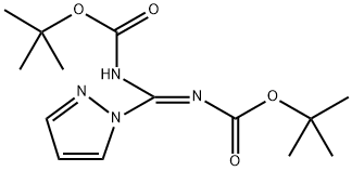 Carbamic acid, N-[[[(1,1-dimethylethoxy)carbonyl]amino]-1H-pyrazol-1-ylmethylene]-, 1,1-dimethylethyl ester, [N(Z)]-