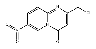 2-(chloromethyl)-7-nitro-4H-pyrido[1,2-a]pyrimidin-4-one Struktur