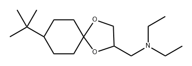 8-(1,1-Dimethylethyl)-N,N-diethyl-1,4-dioxaspiro[4.5]decane-2-methanamine|螺胺杂质3