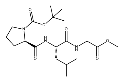 Boc-Pro-Leu-Gly-OMe Struktur