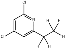 2,4-Dichloro-6-(ethyl-d7)-pyridine Structure