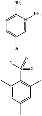 Pyridinium, 1,2-diamino-5-bromo-, 2,4,6-trimethylbenzenesulfonate (1:1)
