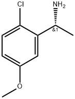 (R)-1-(2-氯-5-甲氧基苯基)乙胺, 1213327-00-4, 结构式
