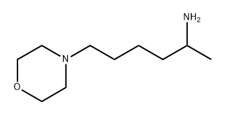 4-Morpholinepentanamine, α-methyl- Structure