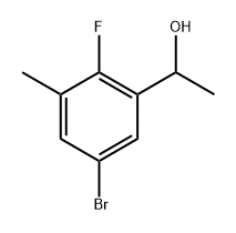 1-(5-bromo-2-fluoro-3-methylphenyl)ethanol Structure